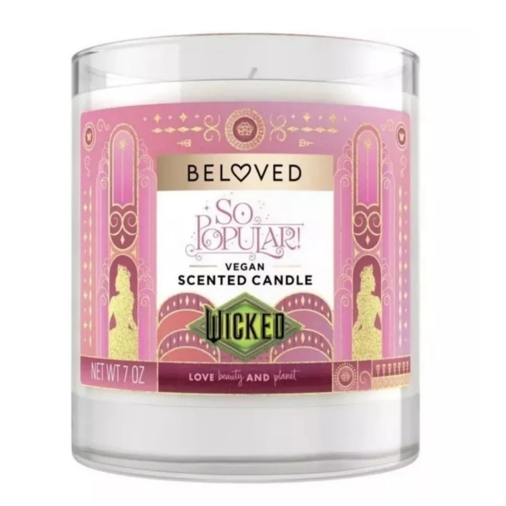 Beloved Wicked So Popular 1 Wick Vegan Scented Candle Glinda 7 OZ‎